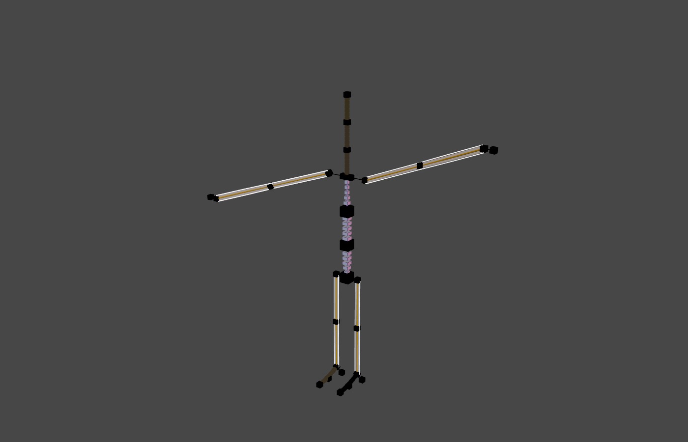Now: the limbs shrink with the character.